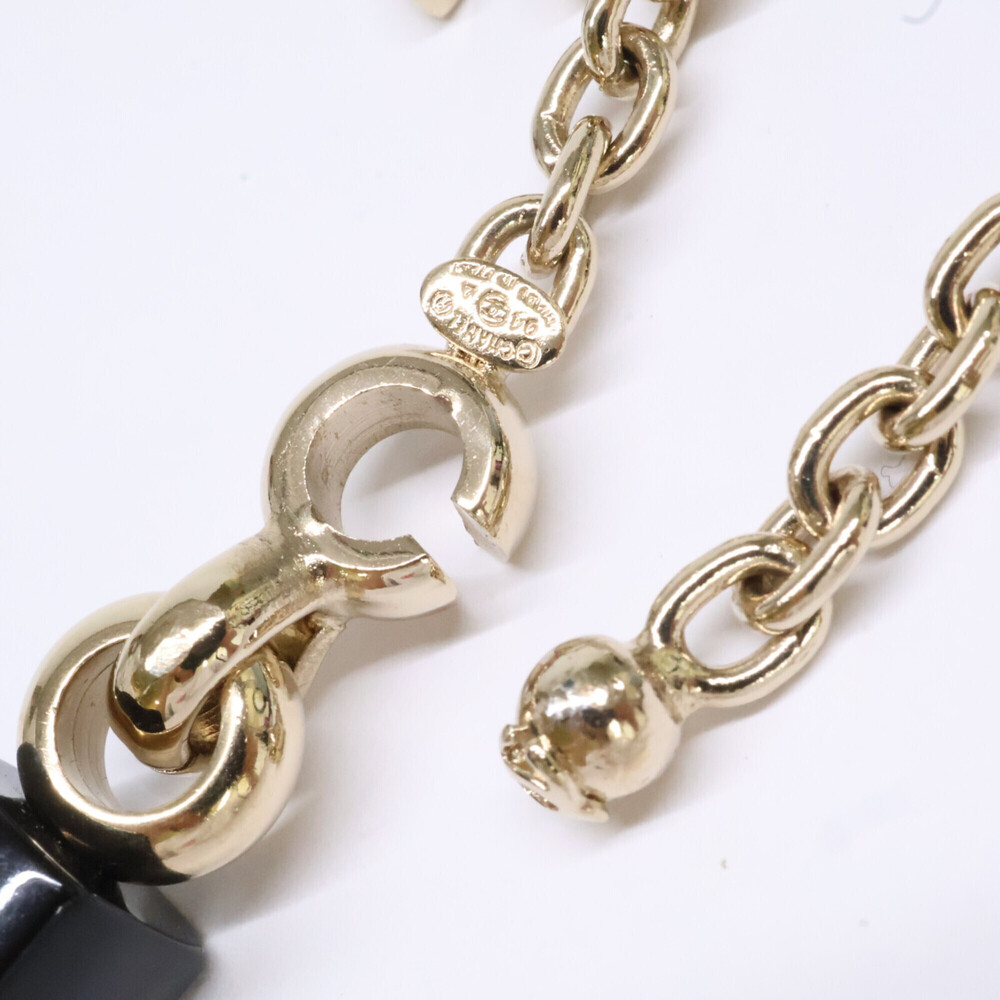CHANEL 04A Coco Mark Lipstick Motif Rhinestone Charm Gold Color Multicolor Wo... - Picture 6 of 8